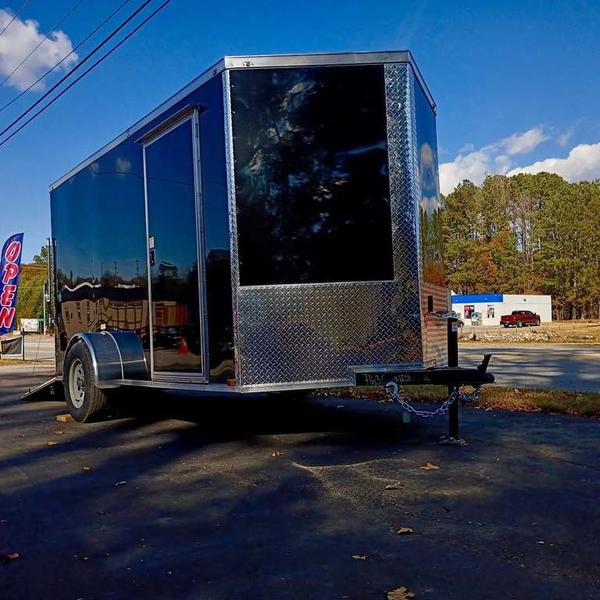 2026 STT 6x12 Single Axle Enclosed Trailer with Polycore - side view