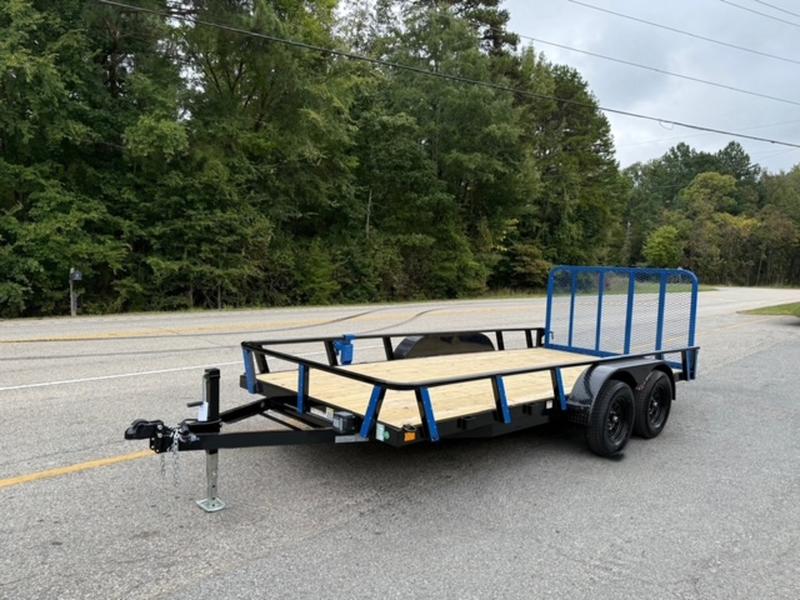 2025 STT 83 x 16 Tandem Axle Utility Trailer - gate view