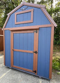 2025 STT 8x12 lofted shed with shelving and U-loft - front view