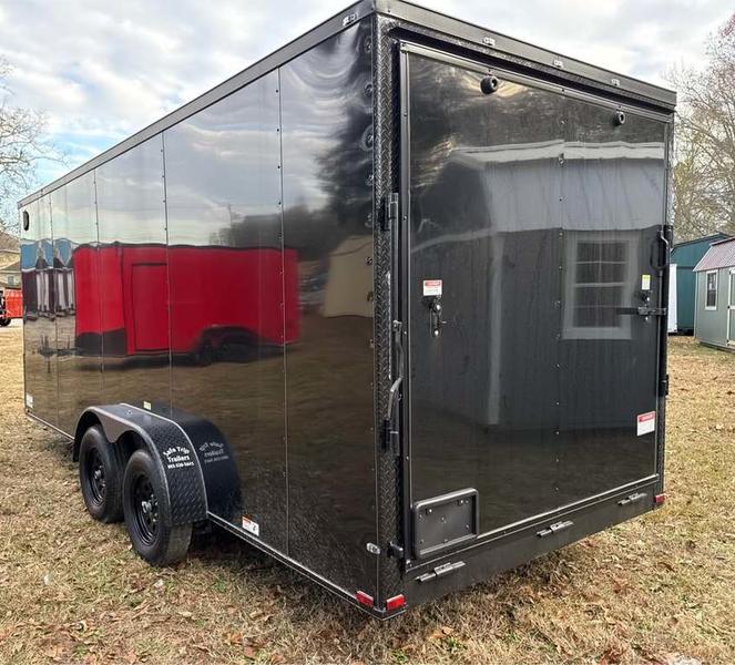 2026 STT 7x18 Tandem Axle Enclosed Trailer - rear view