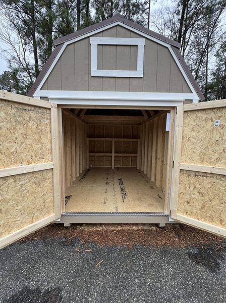 2025 STT 8x12 lofted shed interior