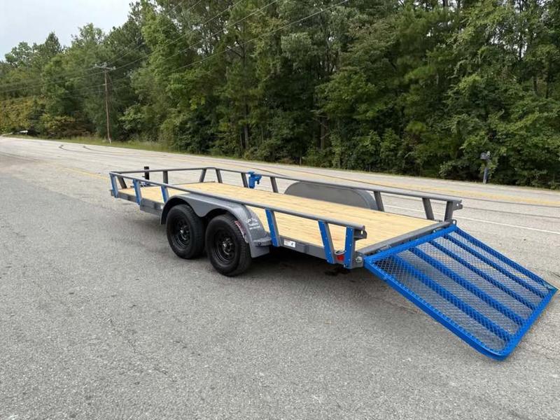 2025 STT 83 x 16 Tandem Axle Utility Trailer - deck view