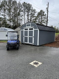2025 STT 12x20 Lofted Shed High Doors exterior view