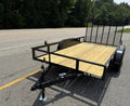 2025 STT 77x12 Tandem Axle Utility Trailer front view