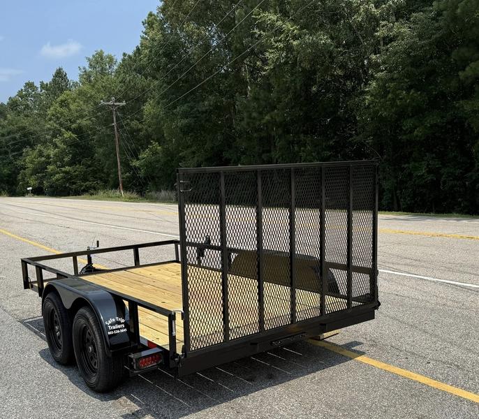 2025 STT 77x12 Tandem Axle Utility Trailer side view