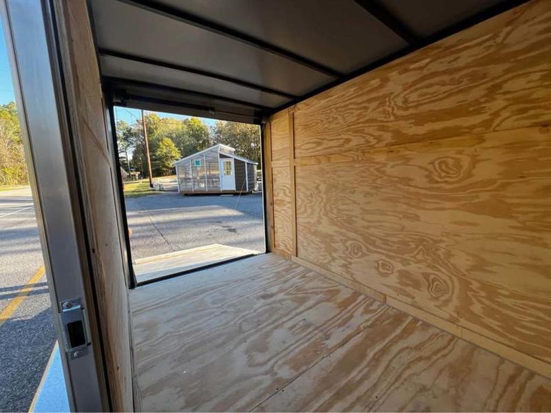 2026 STT 7x14 Tandem Axle Enclosed Trailer - rear view