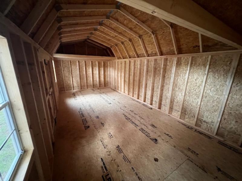 2025 STT 12' x 24' Lofted Shed with Loft at Both Ends