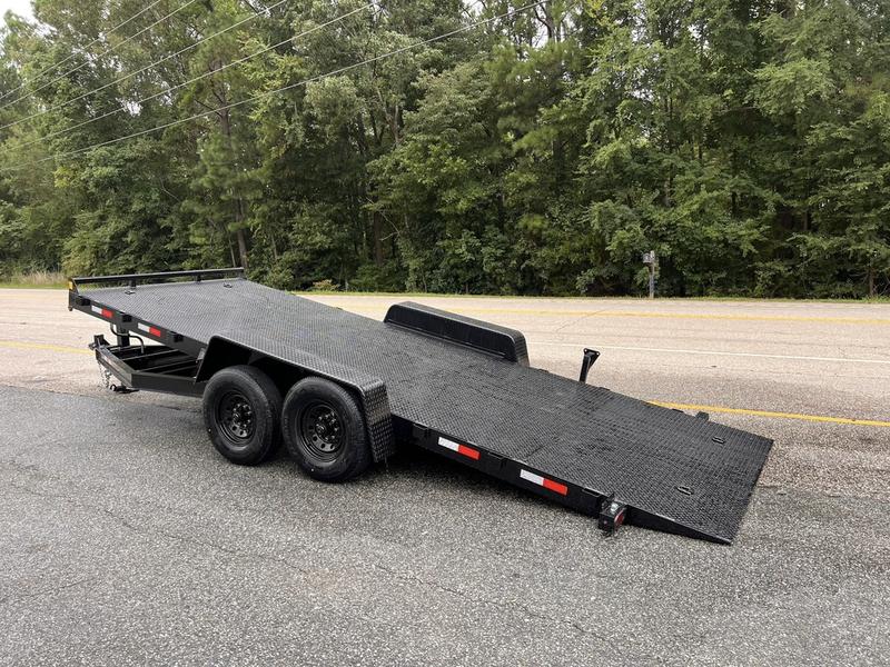 2025 STT 82 x 20 14K Steel Deck Full Tilt Trailer - side view