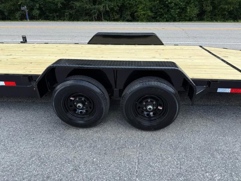 2025 STT 82 x 24 10K Car Hauler with Rear Ramps - ramps view