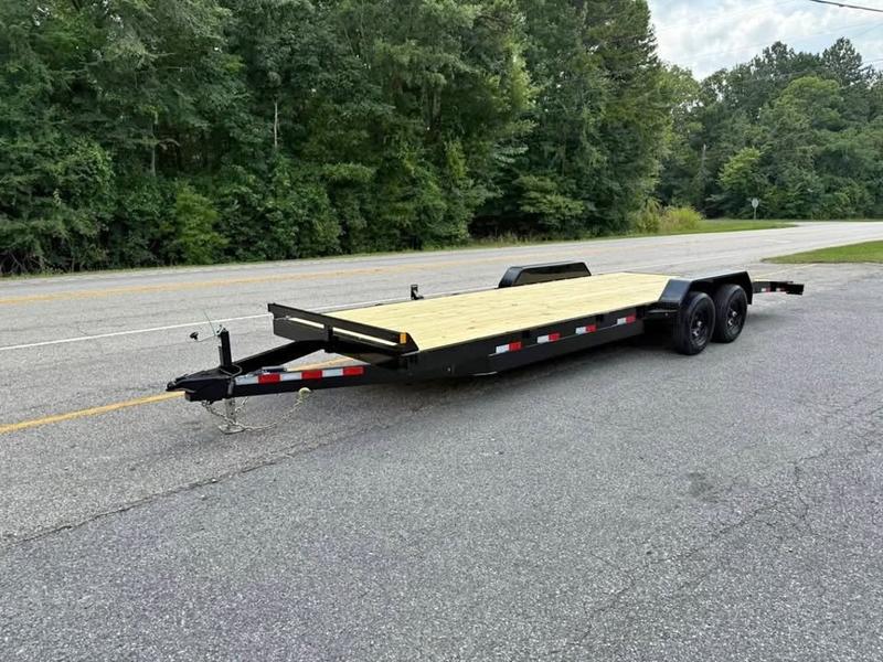 2025 STT 82 x 24 10K Car Hauler with Rear Ramps - side view