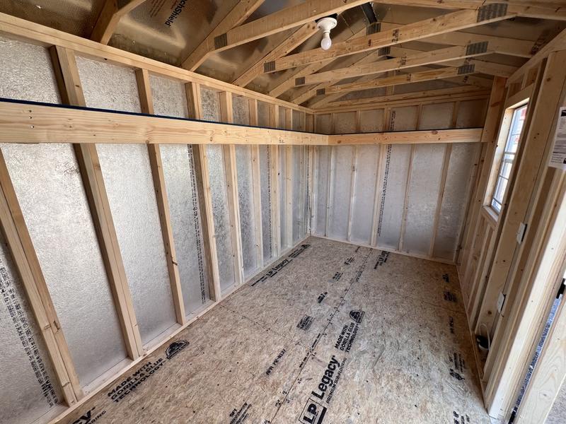 2025 STT 8x16 side utility shed - additional view