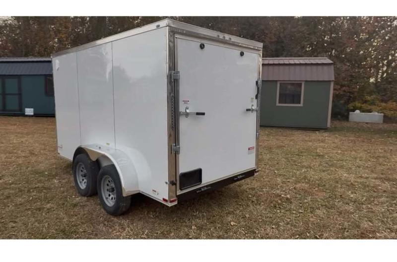 2026 STT 6x12 Tandem Axle Enclosed Trailer with Polycore - front view