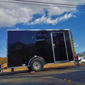 2026 STT 6x12 Single Axle Enclosed Trailer with Polycore - front view