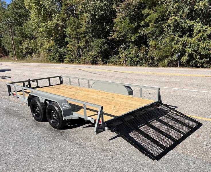 2025 STT 7x16 7K Utility Trailer Tube Top - detail view