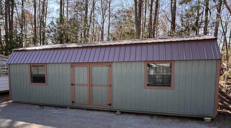 2025 STT 12x32 Lofted Side Shed - front exterior