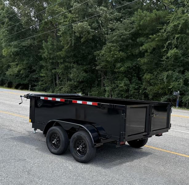 2025 STT 6x10 7K Lo Pro Dump Trailer - front view