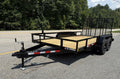 2025 STT 7x16 10K Tandem Axle Utility Trailer - front view