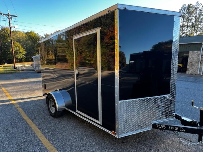 2026 STT 7x12 Single Axle Enclosed Trailer - front view