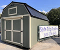 2025 STT 10' x 16' Lofted Shed with 2 Level Shelf, Power Package & Workbench