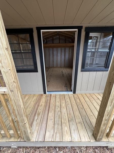 2025 STT 12x20 Lofted End Porch - side view