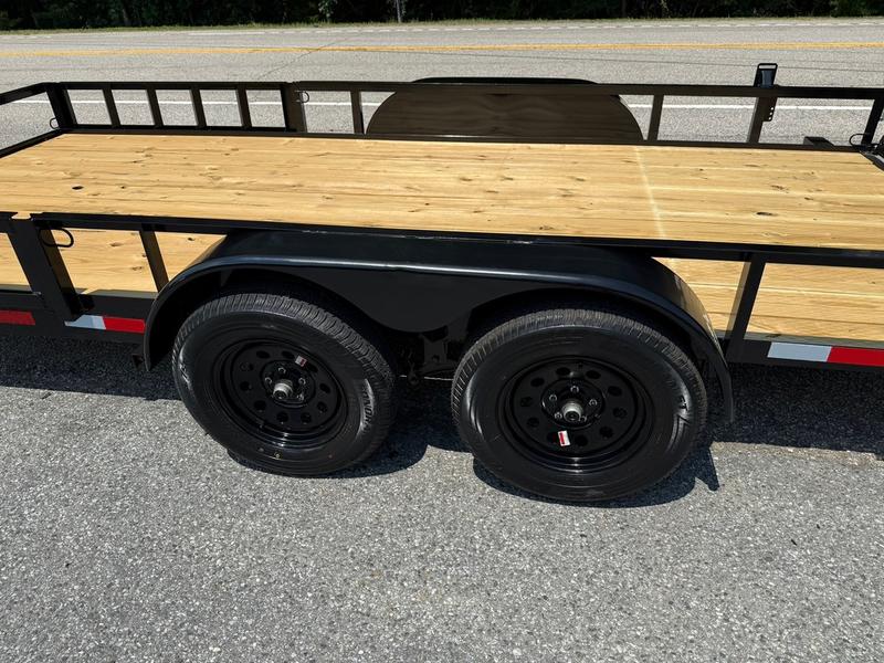 2025 STT 83x16 Utility Trailer with Side Ramps - detail view