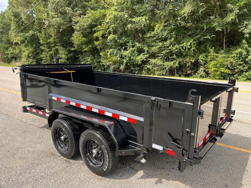 2025 STT 7x14 16K Telescopic Dump Trailer - front view