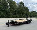 2025 STT 83x20 14K equipment trailer with rub rail - front view