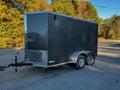 2026 STT 6x12 Tandem Axle Enclosed Trailer - front view