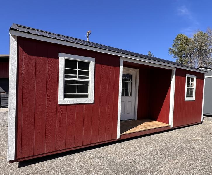 2025 STT 10x24 Utility Shed porch view