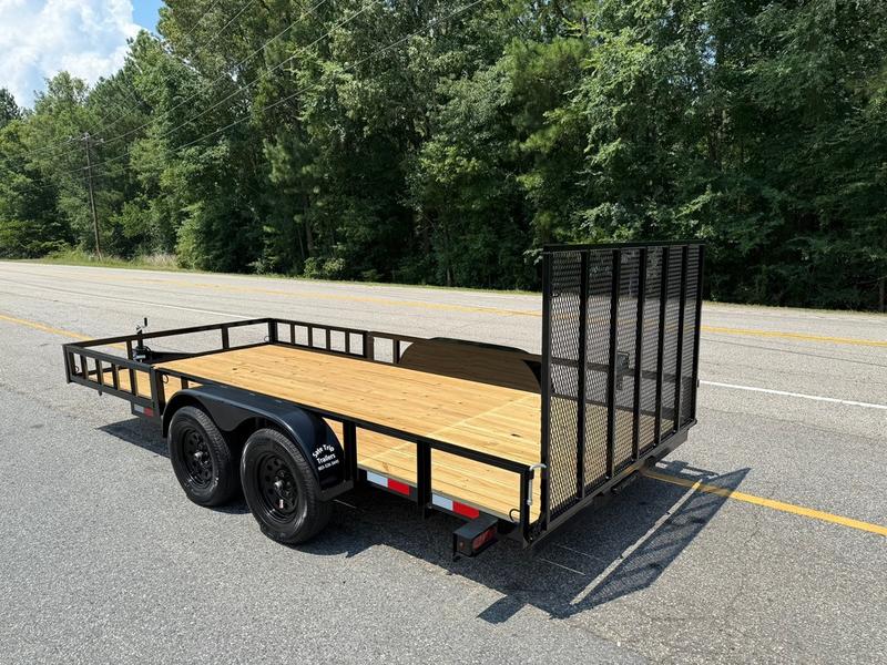 2025 STT 83x16 Utility Trailer with Side Ramps - side view