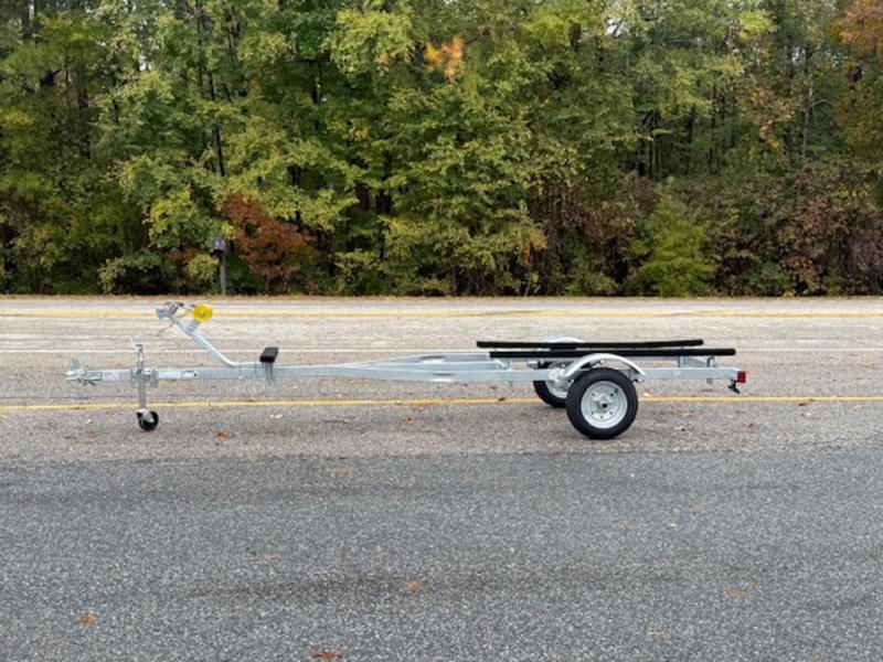 2025 STT 12 foot flat bottom boat trailer side view