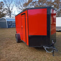 2026 STT 6x12 Enclosed Trailer with Blackout Package - front view