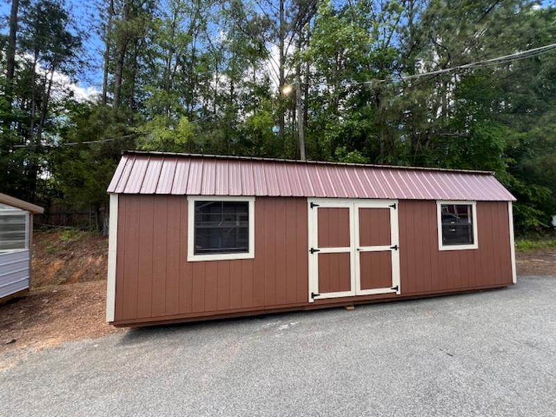 2025 STT 12x28 lofted shed - front view