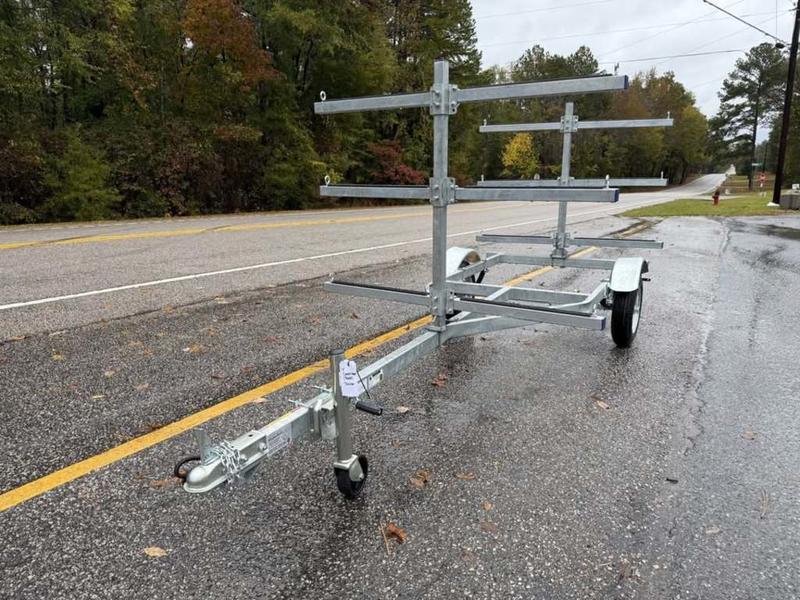 2025 STT 6 Unit Kayak Canoe Trailer - front view