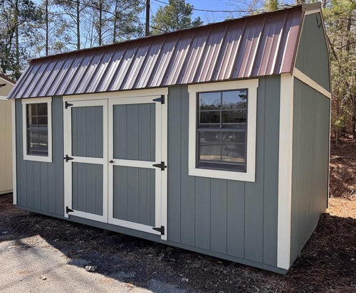 2025 STT 10x16 Lofted Shed workbench interior