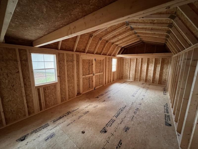 2025 STT 12' x 24' Lofted Shed with Loft at Both Ends