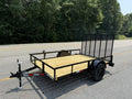 2025 STT 77x10 Single Axle Utility Trailer front view