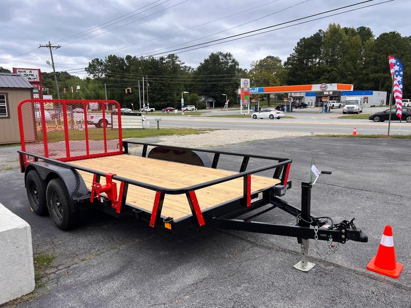 2025 STT 83 x 14 Tandem Axle Utility Trailer - front view