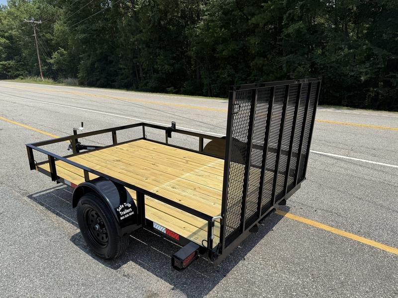 2025 STT 77x10 Single Axle Utility Trailer side view