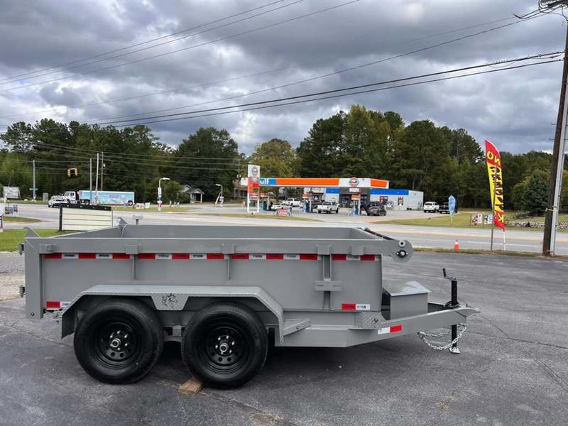 2025 STT 6x10 10K Dump Trailer - rear view