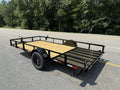 2025 STT 77x12 Single Axle Utility Trailer front view