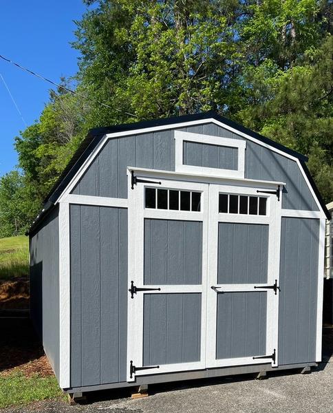 2025 STT 12x20 Lofted Shed High Doors interior view