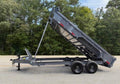 2025 STT 7x16x22 Telescopic Dump Trailer - front view
