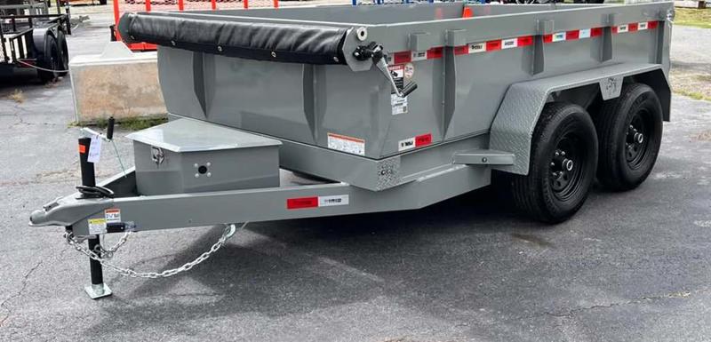 2025 STT 6x10 10K Dump Trailer - front view