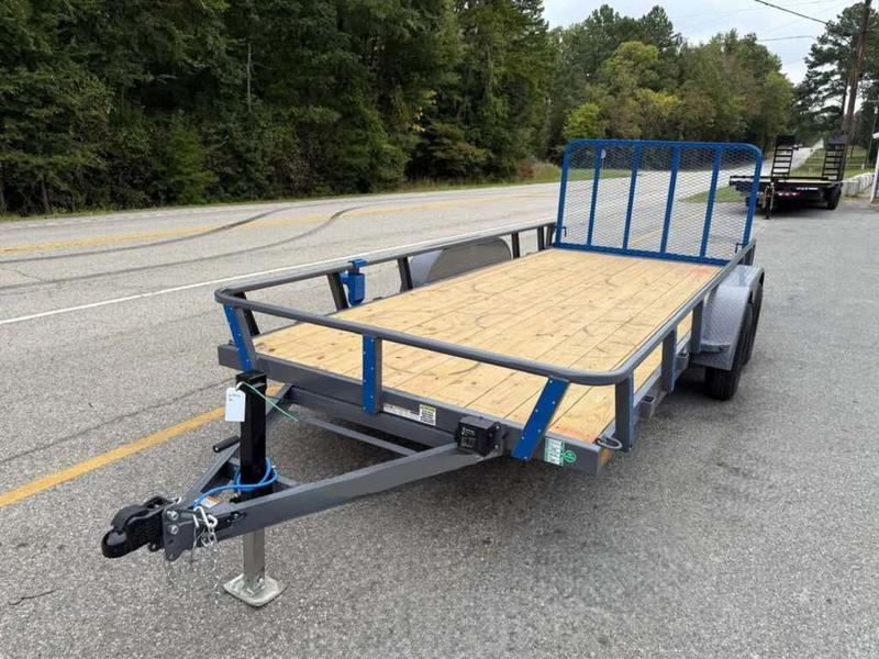 2025 STT 83 x 16 Tandem Axle Utility Trailer - gate view