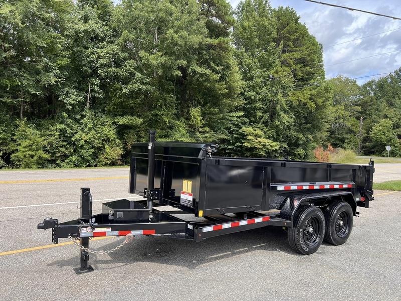 2025 STT 7x14 16K Telescopic Dump Trailer - rear view