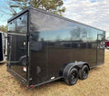 2026 STT 7x18 Tandem Axle Enclosed Trailer - front view