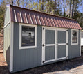 2025 STT 10x16 Lofted Shed with Workbench exterior view