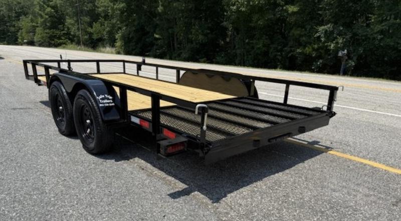 2025 STT 77x14 Tandem Axle Utility Trailer angle view