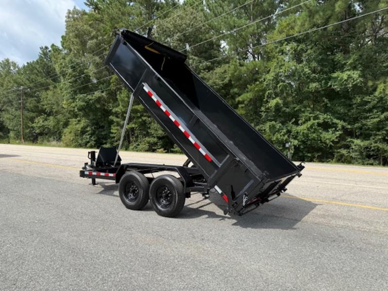 2025 STT 7x14 14K Telescopic Dump Trailer - angle view